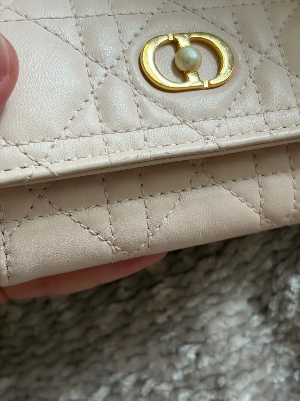 Christian Dior Jolie Glycine Wallet Powder Pink